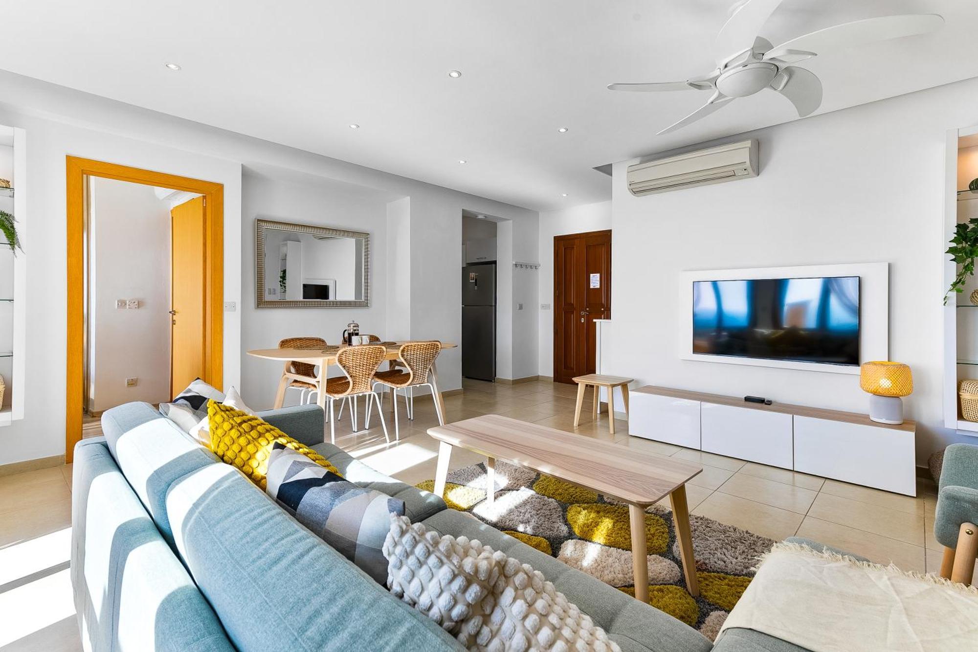 2 Bedroom Apartment Thalassa With Sea And Sunset Views, Aphrodite Hills Resort Kouklia Exteriör bild