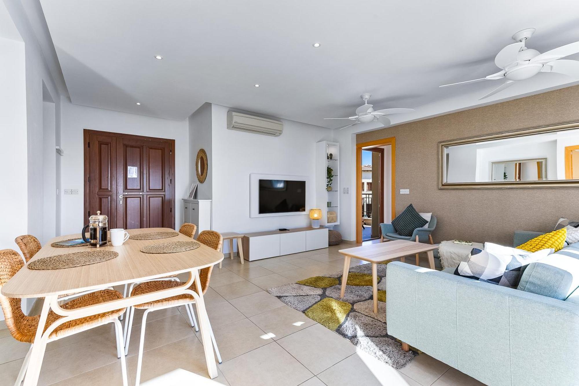 2 Bedroom Apartment Thalassa With Sea And Sunset Views, Aphrodite Hills Resort Kouklia Exteriör bild