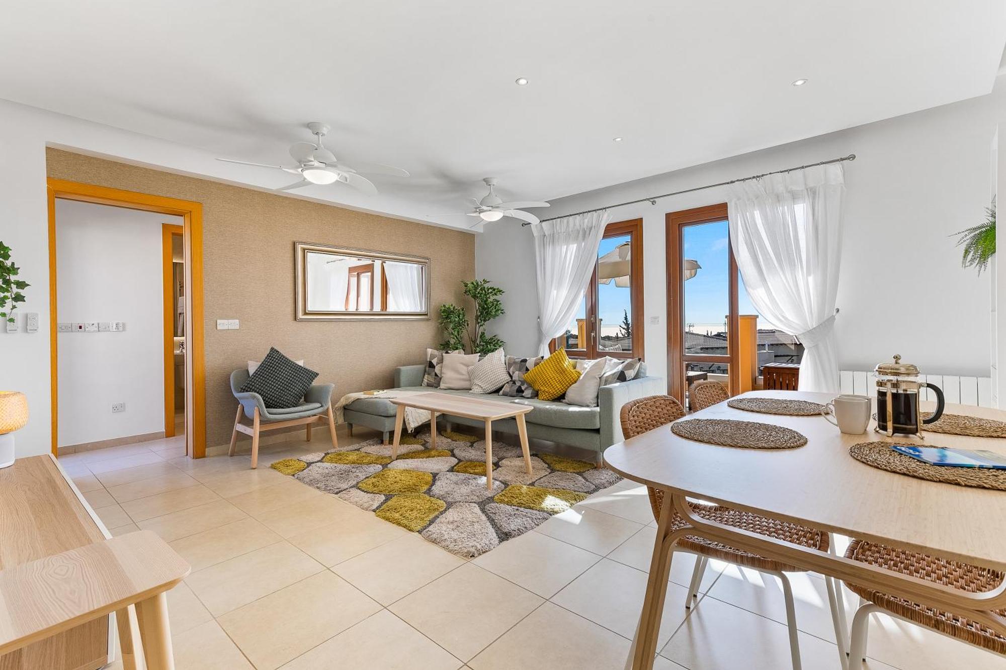2 Bedroom Apartment Thalassa With Sea And Sunset Views, Aphrodite Hills Resort Kouklia Exteriör bild